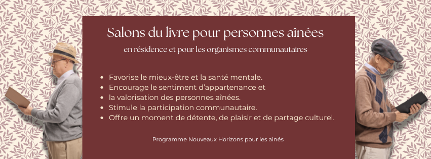 Salon du livre pour personnes aînées